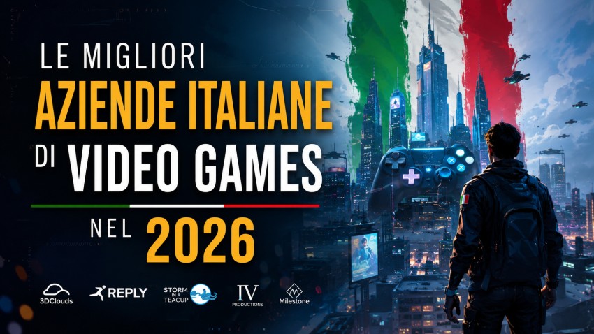 Le migliori aziende italiane di video games nel 2026