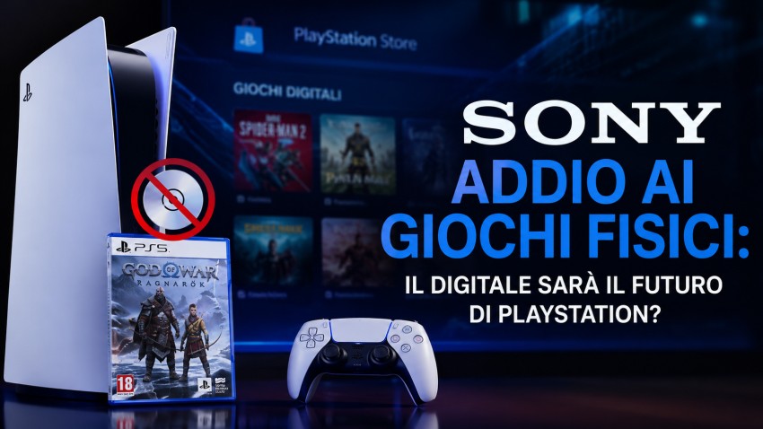 Sony addio ai giochi fisici: il digitale sarà il futuro di PlayStation